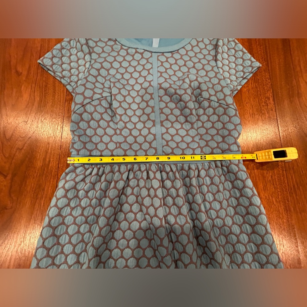 Boden polka dot blue gray dress - Picture 12 of 12